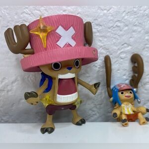 Tony Tony Chopper Mini Figure Lot 2 Anime Collectible PVC Bandai